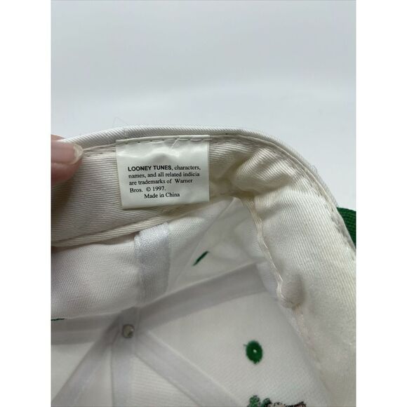 Looney Tunes Snapback Hat Tazmanian Devil “Pot of Gold” 97 Shamrock St Pats Day - Picture 5 of 5